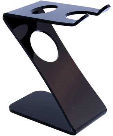 Buy 2 x Z-Shaped Plastic Stands for Hairdressing Salon - Brush & Shaving Utensils Holder Set (Black) - International Shipping Available - Buy Online on GoSupps.com