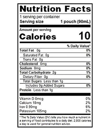 AllJeup Natural Premium Cabbage Juice - 100% Cabbage Extract - 30 Pouches - Buy Online on GoSupps.com