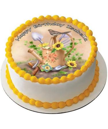 GARDENING 7.5 PREMIUM Edible ICING Cake Topper DECORATION GARDENER D2 - Buy Online on GoSupps.com