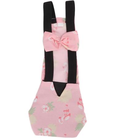 Zerodis Pet Chicken Diapers - Flamingo Pattern, Medium Size - Ideal for Poultry Pet Hygiene & Cleaning - Buy Online on GoSupps.com