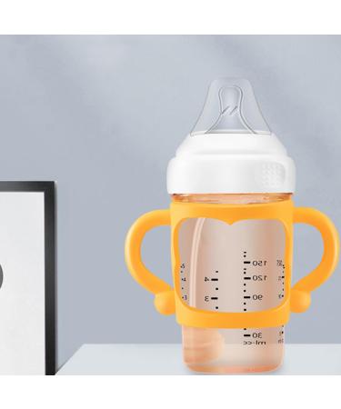 Subsofan 4-Piece Silicone Baby Bottle Covers & Suction Handles - Perfect for Newborns - Buy Online on GoSupps.com