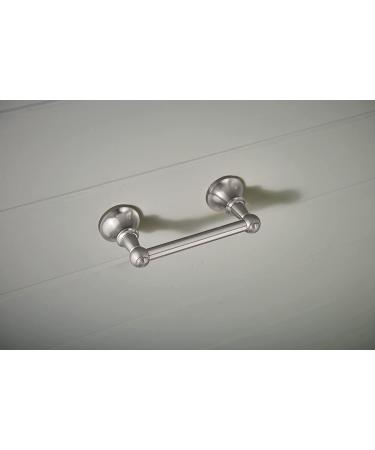 Moen DN4408BN Vale Double Post Toilet Paper Holder - Brushed Nickel Finish - Buy Online on GoSupps.com