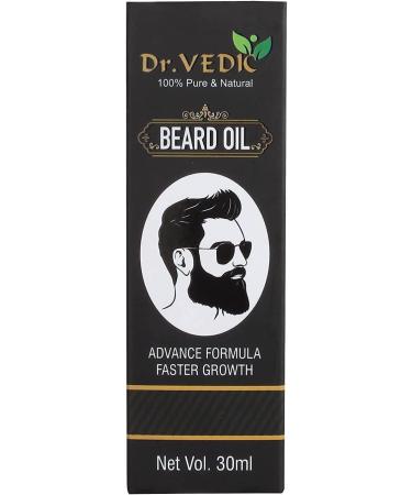 Zanto Dr. Vedic Bart Hair Growth Oil - Faster Beard Growth & Thicker Beard | 30ml Beard Oil for Uneven & Happy Beards - Buy Online on GoSupps.com