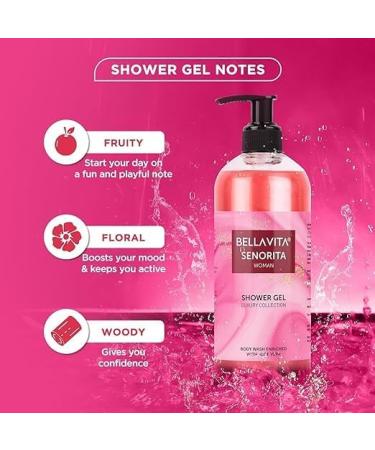 Luxury Women's Body Wash - Refreshing Shower Gel for Deep Cleansing & Moisturizing - 500ml - Softer Smoother Skin - International Shipping Available - Buy Online on GoSupps.com