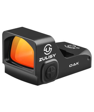 Zulisy Oak Shake Awake Micro Red Dot Sights (fit RMR SRO Cut) 3 MOA Compact Reflex Scope with 21mm Picatiny Rail Mount