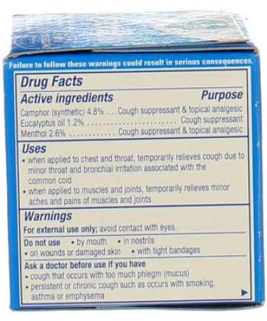 Vicks Vaporub Ointment 1.76 Oz by Vicks (Pack of 2) - Soothing Relief x2 - Buy Online on GoSupps.com