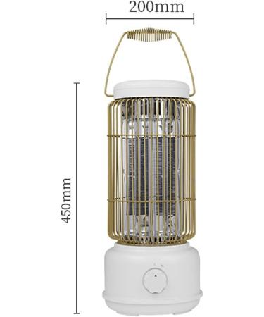 Great Euphoria Electric Heater Retro Birdcage Heater Compact Portable Space Heater Suitable for Offices and Homes 2S Rapid Heating Overheat & Tip-Over Protection Safety 600W Green - Buy Online on GoSupps.com