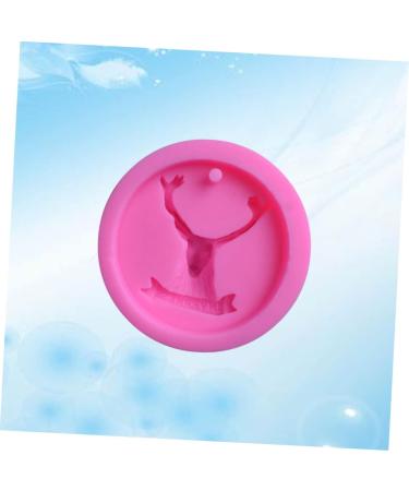 HAPINARY DIY Reindeer Candy Mold Chocolate Candy Molds Xmas Candy Cakesicles Mold Candles for Cake Christmas Candle Moulds Christmas Chocolate Molds Chocolate Silicone Molds 3D Gift Soap Violet 9.00X9.00X2.70CM - Buy Online on GoSupps.com