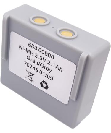 2-Pack Rechargeable 3.6V 2.1Ah Ni-MH Grey Batteries for HETRONIC Remote Control - Durable 2100mAh Performance - Buy Online on GoSupps.com