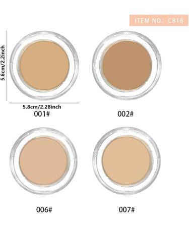 twcrvil Facial Skin Concealer Cream Waterproof Full Coverage Make Up Cosmetics Contouring Sweat-proof Consealers Presents Type 1 1 count (Pack of 1) - Buy Online on GoSupps.com