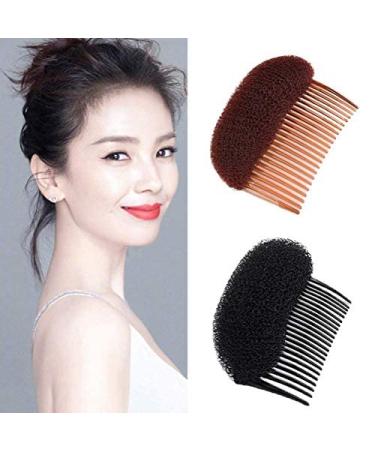 2PCS Sponge Hair Base Inserts - Brown Bun Maker & Braid Tool for DIY Hair Styling - Buy Online on GoSupps.com