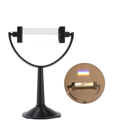 Optical Glass Triangular Prism with Stand for Light Spectrum Physics and Photography - Buy Online on GoSupps.com