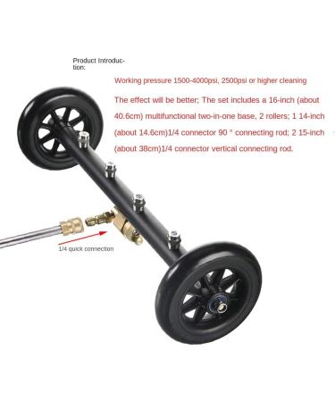 Tovmekdjn Under Carriage Cleaner Cleaner Multifunctional Nozzle Cleaner with 2 Pcs Extension Wand - Buy Online on GoSupps.com