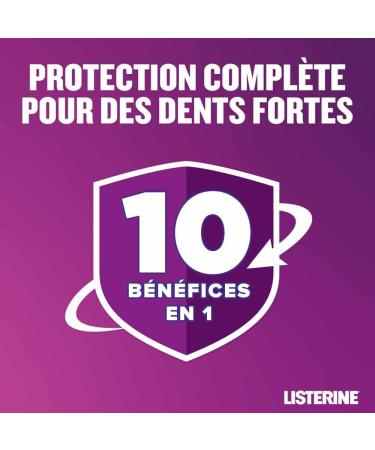  Listerine Listerine - Total Care Daily Mouthwash Lighter Taste (500ml bottle) 6 benefits in 1 for total oral hygiene Mild mint flavor for fresh breath - Buy Online on GoSupps.com