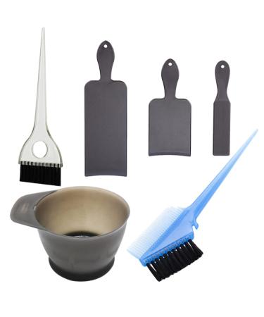 LALAFINA 1set Supplies Dyeing Dye Hair Kit for Reusable Coloring Dressing Store Tint Portable Bowl Comb Professional Tinting Dying Home Tool Mixing Use Salon Kit - & 10.8X34.7CM As Shown