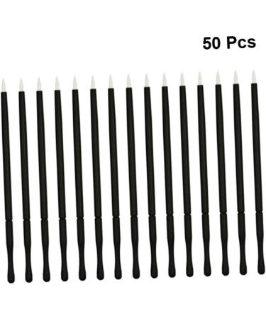 Beavorty 50pcs White Cosmetic Eyeliner Applicator Eyeliner Tool Soft Head Makeup 10*0.5cm White - Buy Online on GoSupps.com