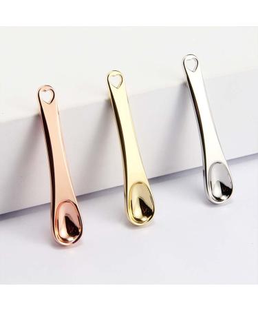 3 Packs Metal Makeup Spatula Cream Cosmetic Spoon Applicator for Beauty Mixing Skincare Cream Lotions Moisturizers Eye Cream Massage Face Mask - Buy Online on GoSupps.com