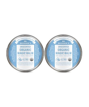 Dr. Bronner's - Organic Magic Balm - Baby Unscented Made with Organic Beeswax & Hemp Oil Moisturizes & Soothes Hands Face & Body (2 oz 2-Pack) - Buy Online on GoSupps.com