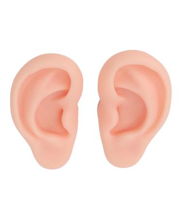 Soft Silicone Ear Model for Beginners - Realistic Ear Piercing Practice & Earring Display Prop (Light Skin) - International Shipping Available - Buy Online on GoSupps.com