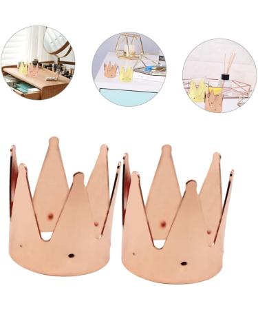 FRCOLOR 8 Pieces Crown Beauty Egg Holder Storage Rack Alloy Cosmetics - Buy Online on GoSupps.com