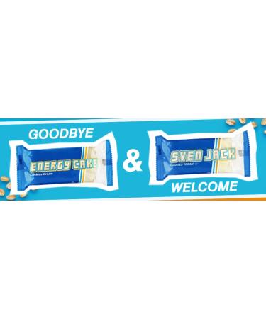 Sven Jack Energy Cake Cranberry - Low Sugar Oatmeal Bar | Original Fitness Flapjack & Snack | 125g (36 Pack) - Buy Online on GoSupps.com