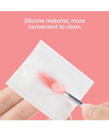 Silicone Lip Brushes Mini Lip Scrub Exfoliating Brush Reusable Lip Balm Applicators 6pcs for Lip Care Lip Gloss Lip Masks Eyeshadow - Buy Online on GoSupps.com