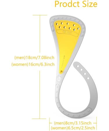 Foot Arch Supports Insoles for Plantar Fasciitis Relief - Ideal for Flat Feet & High Arches | Pain Relief for Heel Back Hip Leg Knee and Foot - Unisex Support Inserts - Buy Online on GoSupps.com