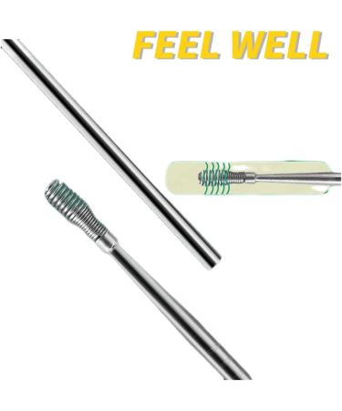SOMROZ 6-Piece Ear Cleaning Tool Set 2023 - Professional Stainless Steel Earwax Removal Kit with Spiral Design and Portable Keychain Case - Buy Online on GoSupps.com