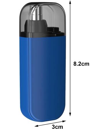 Walbest Nose Hair Trimmer for Men Portable Ear Nose Hair Trimmer for Women Type-C Rechargeable Trimmer with IPX7 Waterproof Multi-Functional Nose Ear Eyebrow Trimmer Detachable Head Blue With Scr Blue With Screen - Buy Online on GoSupps.com
