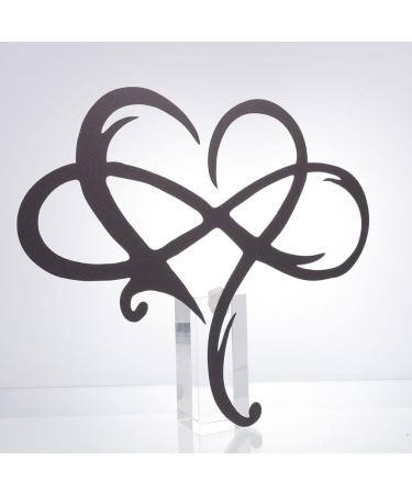 ORFOFE 1pc Iron Pendant Heart Decor Fall Decor Heart Shaped Sign Hanging Ornament Wall Hanging Black 38x33cm - Buy Online on GoSupps.com