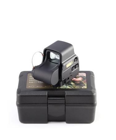 558 Green Red dot Sight Holographic Reflex Sights with QD Mount for Hunting (Black)