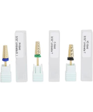 Nail Drill Bits Set of 6 Stainless Steel Gel Polish Remover Cuticle Cleaner for Manicure Pedicure Efficient Buffing Shaping Cutting Smoothing with Salon and Individual Use - Buy Online on GoSupps.com