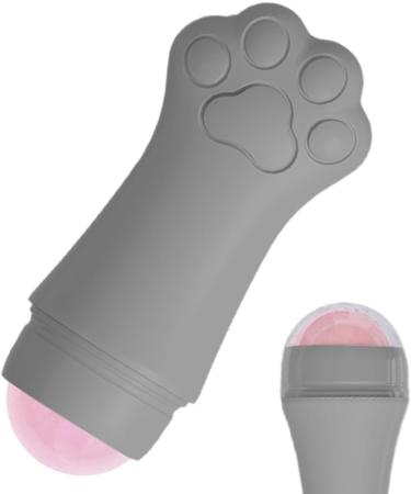 Jade Face Roller Puffiness Reducing Roller Facial Roller Skincare Roller Cat Claw Facial Skin Massager Roller Jade Stone Skin Care Tool Relaxing Jade Roller for Skin Gray - Buy Online on GoSupps.com