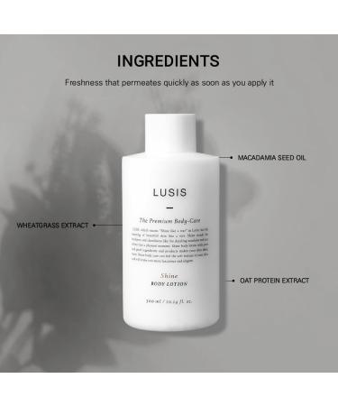 Buy LUSIS Shine Body Lotion | Sulfate-Free Oil-Water Balance Fresh Scent 300ml | Shop Internationally - Buy Online on GoSupps.com