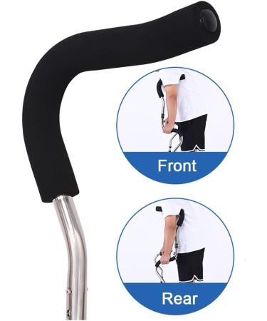 Adults Detachable Underarm Crutches S-Shaped Walking Crutches Canes Auxiliary Support Walker Suitable for Height: 5-6.2ft (Color : Silver Size : 1 Count) Anniversary Lucky Star Silver 2 counts - Buy Online on GoSupps.com