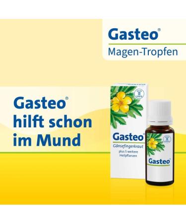 Gasteo Stomach Drops - 6 Unique Gastrointestinal Plants - 20ml for Digestive Relief - Buy Internationally - Buy Online on GoSupps.com