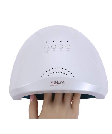 48W UV LED Nail Lamp Professional Gel Lamp UV Smart Auto-Sensing Nail Art Curing Dryer Light Nail Gel Machine White