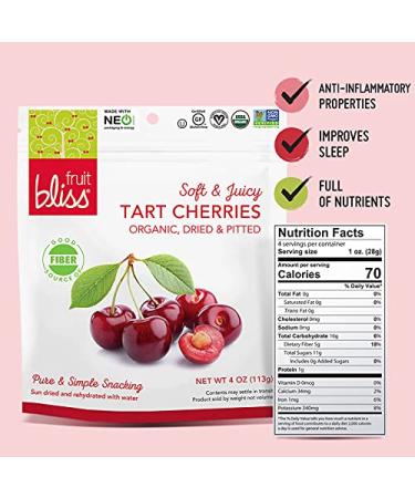 Organic Soft & Juicy Dried Cherries - Gluten-Free Vegan Snacks - 12 Oz Total - Buy Online on GoSupps.com