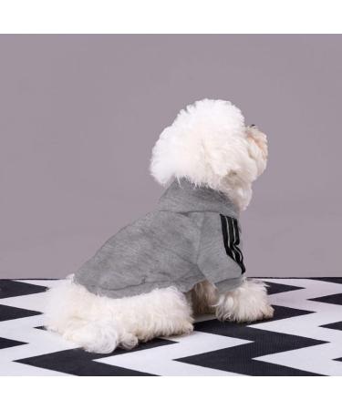 Ducomi 2XL Gray Dog Sweater with Hood | Warm Soft & Stylish Clothing for All Breeds & Sizes - Buy Online on GoSupps.com