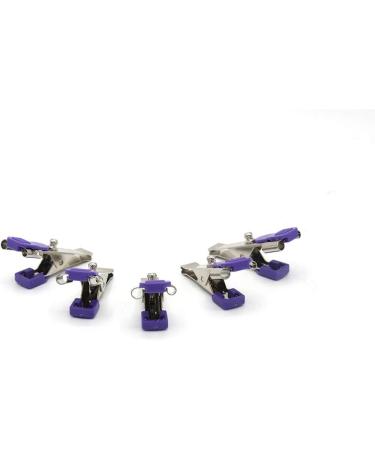 Veterinary EKG/ECG Alligator Electrode Clip Reusable Universal Connection Snap Set of 5 - Buy Online on GoSupps.com