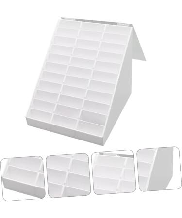 Housoutil 1pc Nail Art Display Box Nails Gel Nail Polish Display Rack Nail Varnish Colour Chart Show Rack Nail Sample Display Board Nail Color Chart White Manicure Acrylic Nail Box - Buy Online on GoSupps.com