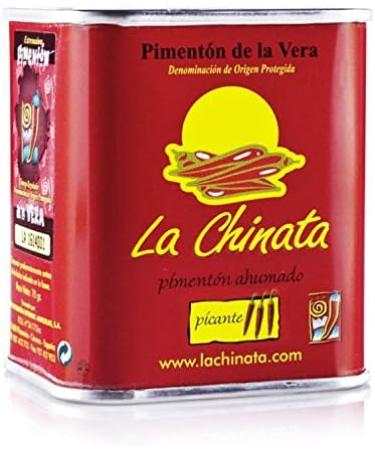 La Chinata Hot Smoked Paprika 70g Tin - Premium Quality Spanish Paprika - Buy Online on GoSupps.com