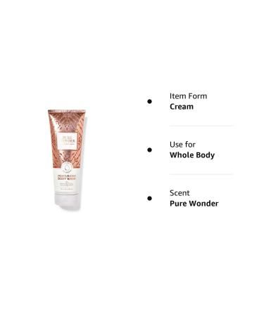 Bath and Body Works Pure Wonder Moisturizing Body Wash 10 oz - 10 Fl Oz (Pack of 1) - Buy Online on GoSupps.com