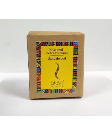 ANANYA FASHION & CRAFTS HUB Sandalwood Natural Solid Perfume Beeswax Long Lasting Body Fragrance Balm Solid State Eau De Perfum in Wooden Jar 6 gm - Buy Online on GoSupps.com