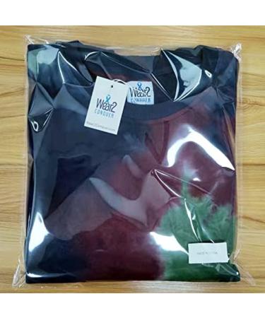 Women's Chemotherapy Shirt for Dialysis & PICC Line Access | Infusion Clothing | Small Black & Fuchsia - Buy Online on GoSupps.com
