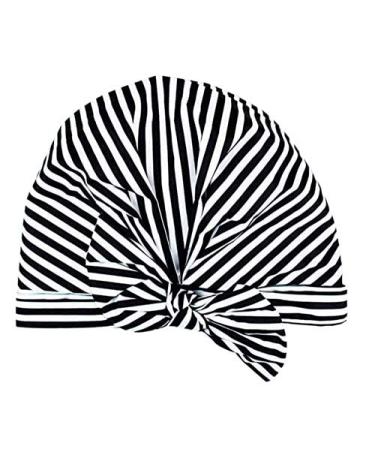 Amazighen Reusable Waterproof Hair Shower Cap | Leakproof Jumbo Caps | Zebra Pattern | Cute Design for Long & Short Hair | Eco-Friendly - Buy Online on GoSupps.com