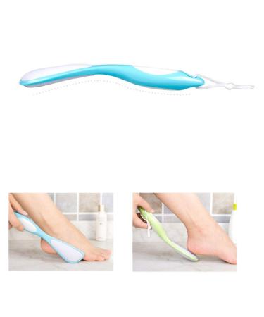 Useful Double Side Durable Practical Foot File Handle Blue Pedicure Care Tools Foot Care