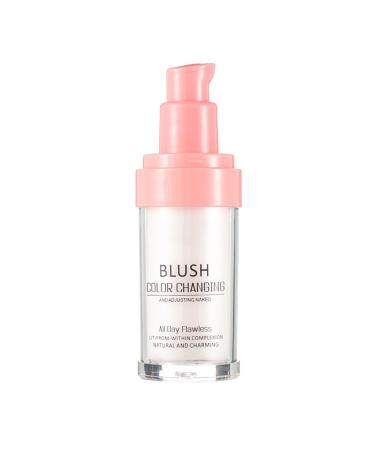 CHAKAE 30ml Color Changing Blush for Women Girls, Fashion Bright Face Makeup