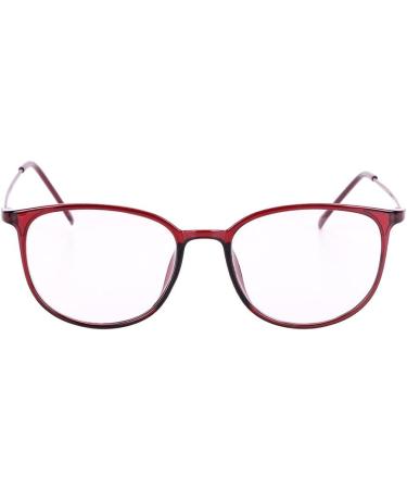 Stylish Retro Round Glasses for Students | Unisex Clear Lens Nerd Glasses | Lightweight Fashionable Frames | Perfect for Reading & Computer Use - Includes Case - Buy Online on GoSupps.com