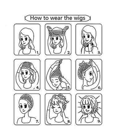 Kaneles Short Blonde Curly Wig for Women - 1920s Finger Wave Style, Synthetic Hair for Halloween Cosplay - With Wig Cap Included - Buy Online on GoSupps.com